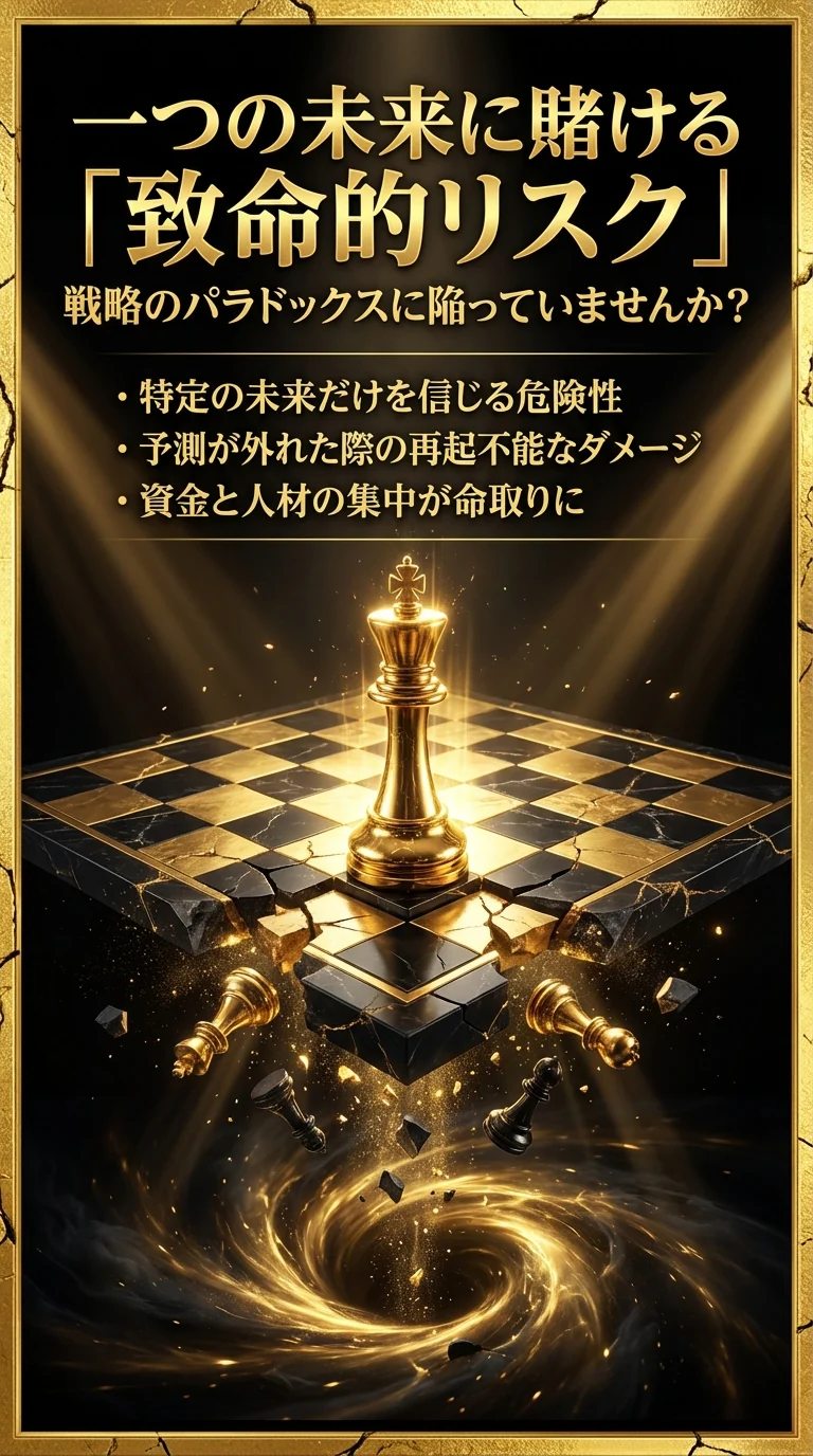 カード4 ロバスト経営を象徴する歯車と盾のイメージ