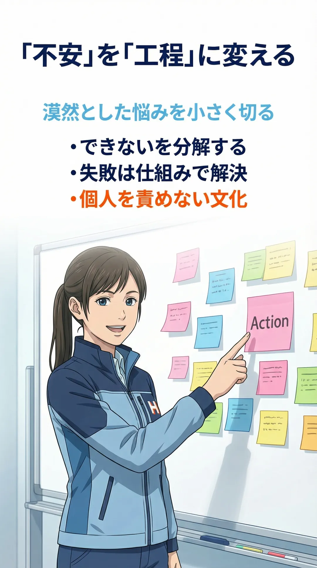 「不安」を「工程」に変える